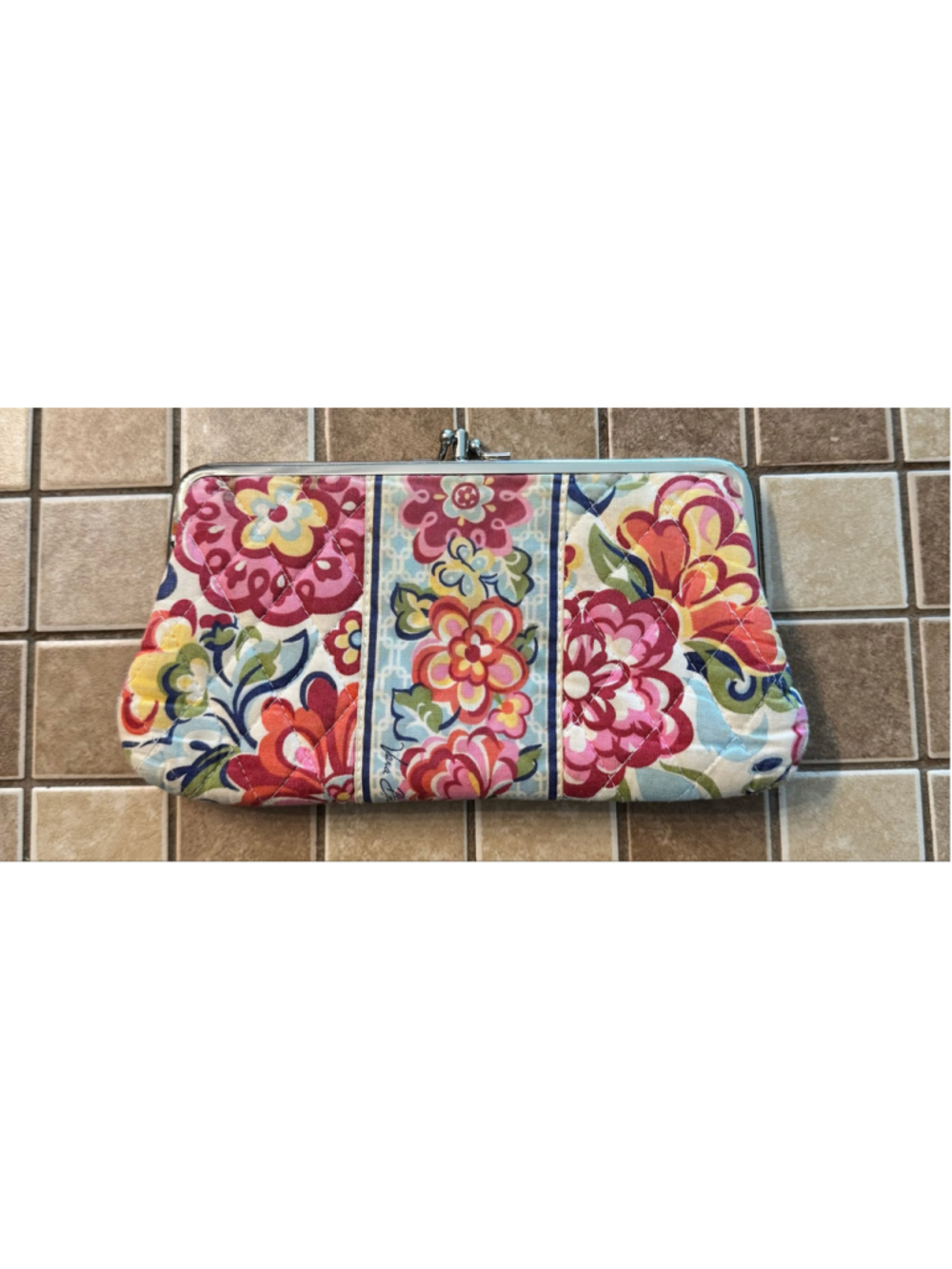Women's Vera Bradley Floral Quilted Wallet One Size Multi-color